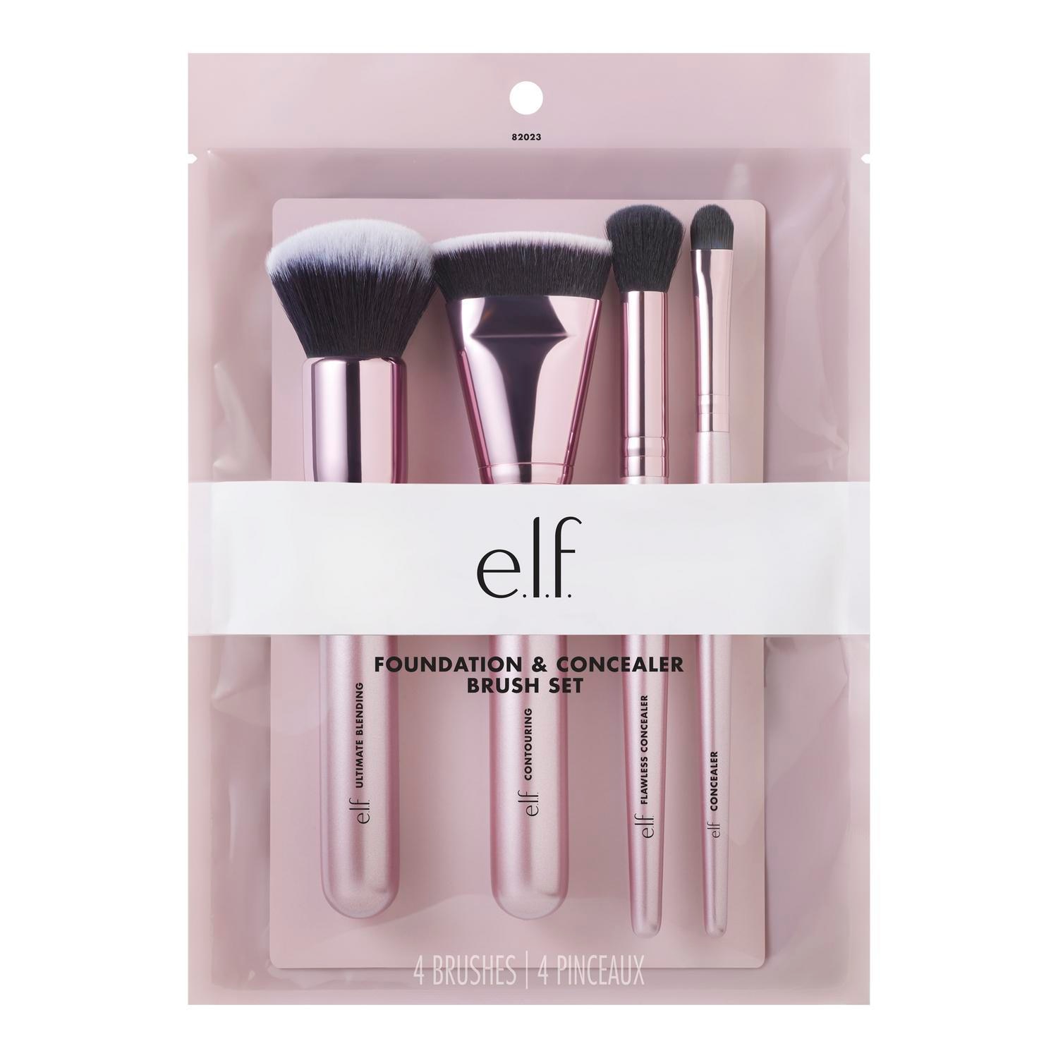 E.L.F. FOUNDATION & CONCEALER BRUSH SET (JUEGO DE  BROCHAS)
